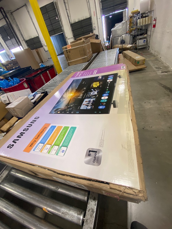 Photo 1 of Samsung 58-Inch Class Crystal UHD U8000F 4K Smart TV (2025 Model) Endless Free Content, Processor, MetalStream Design, Knox Security, Alexa Built-in