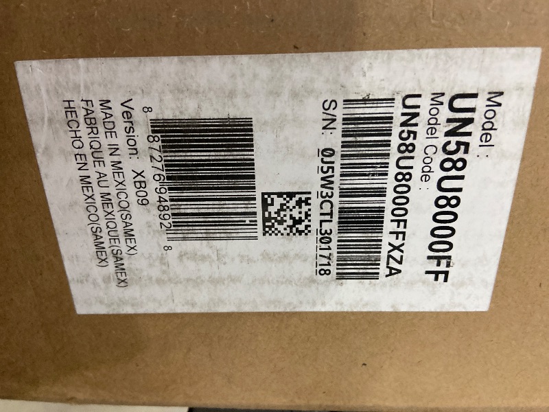 Photo 1 of Samsung 58-Inch Class Crystal UHD U8000F 4K Smart TV (2025 Model) Endless Free Content, Processor, MetalStream Design, Knox Security, Alexa Built-in