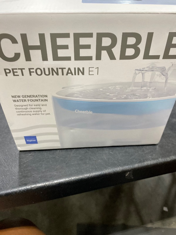 Photo 1 of Cheerble Pumpless Cat Water Fountain, 2L/67oz E1 Automatic Cat Water Dispenser for Cats & Dogs MagDrive™ Technology Dual Mode Dispensing, No Cleaning Hassle, No Electrical Leakage, BPA-Free