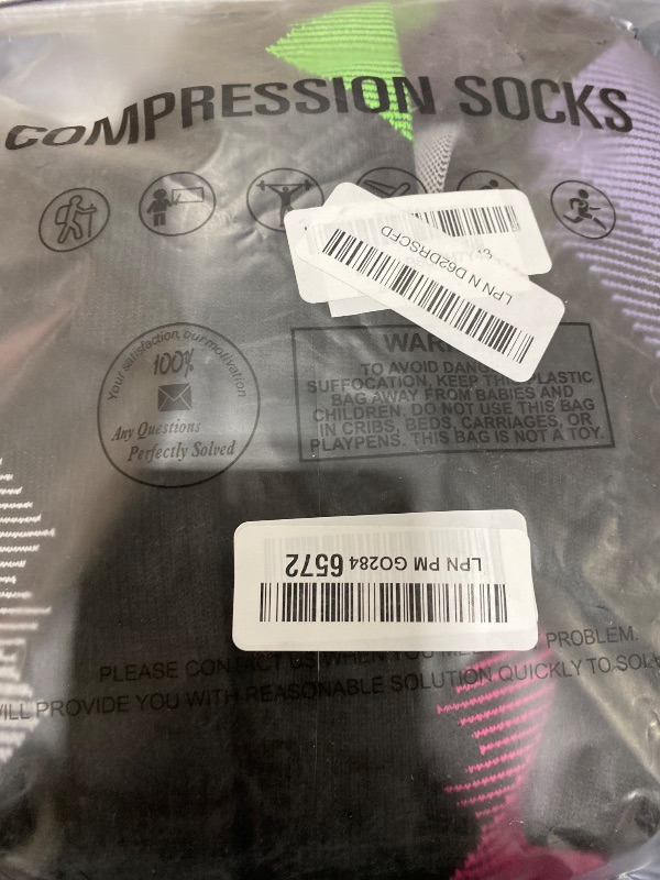 Photo 1 of Copper Compression Socks for Women & Men (6 pairs) - Best Support for Nurses, Running, Hiking, Recovery