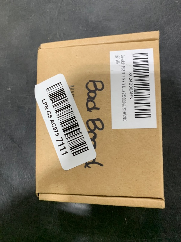Photo 1 of GeeekPi P33 M.2 NVME M-Key PoE+ Hat with Official Pi 5 Active Cooler for Raspberry Pi 5, Support M.2 NVMe SSDs 2230/2242/2260/2280