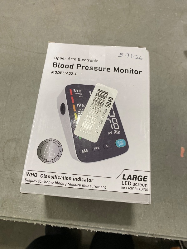 Photo 1 of Blood Pressure Monitor,Automatic Upper Arm Blood Pressure Machine with 3x199 readout,5.4 inch LED Large Screen,Adjustable Two Cuff 9 to 17 inches or 13 to 21 inches