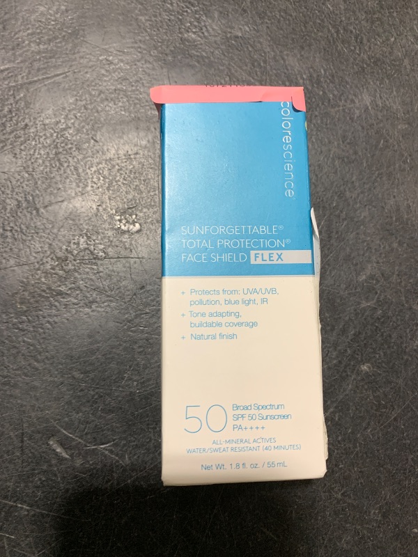Photo 1 of Colorescience Total Protection Face Shield Flex SPF 50, Zinc Oxide Formula, Fair, 1.8 fl. oz (Pack of 1)