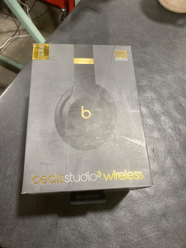 Photo 1 of Beats Studio3 Wireless Noise Cancelling Over-Ear Headphones - Apple W1 Headphone Chip, Class 1 Bluetooth, 22 Hours of Listening Time, Built-in Microphone - Midnight Black