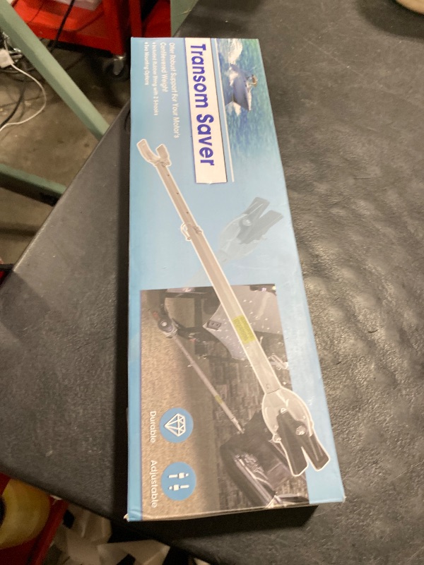 Photo 1 of SDSNTE Adjustable Transom Saver from 23 to 35 Inches, Boat Motor Support with Heavy-Duty Composite Head Holds Engine, Roller and Trailer Mounts