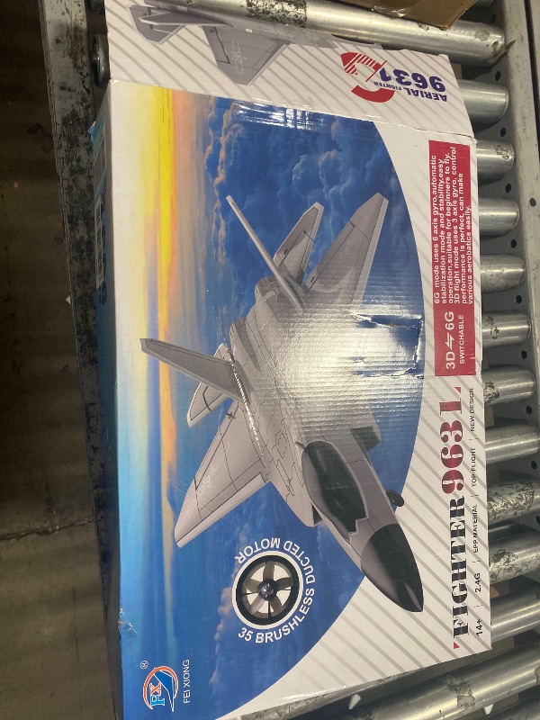 Photo 1 of ***BEND IN WING***
Authticar Brushless RC Plane, FX9631 4CH Brushless Single Duct Fixed Wing RC Jet Plane with 2.4GHz 6-axis Gyro Stabilizer EPP RTF Hobby Glider Aircraft Plane Easy to Fly for Advance Player