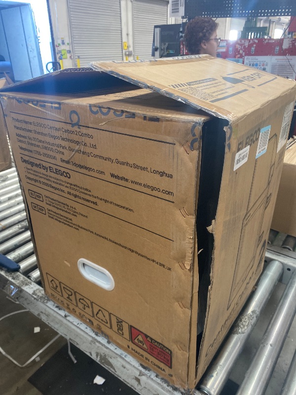 Photo 1 of ***UNABLE TO TEST***ELEGOO Centauri Carbon 2 Combo Multi Color 3D Printer, CoreXY 500mm/s High Speed Multicolor Printing with Canvas, 1-Click Full Auto Leveling and 350°C High-Temp Nozzle, 256x256x256mm Build Volume