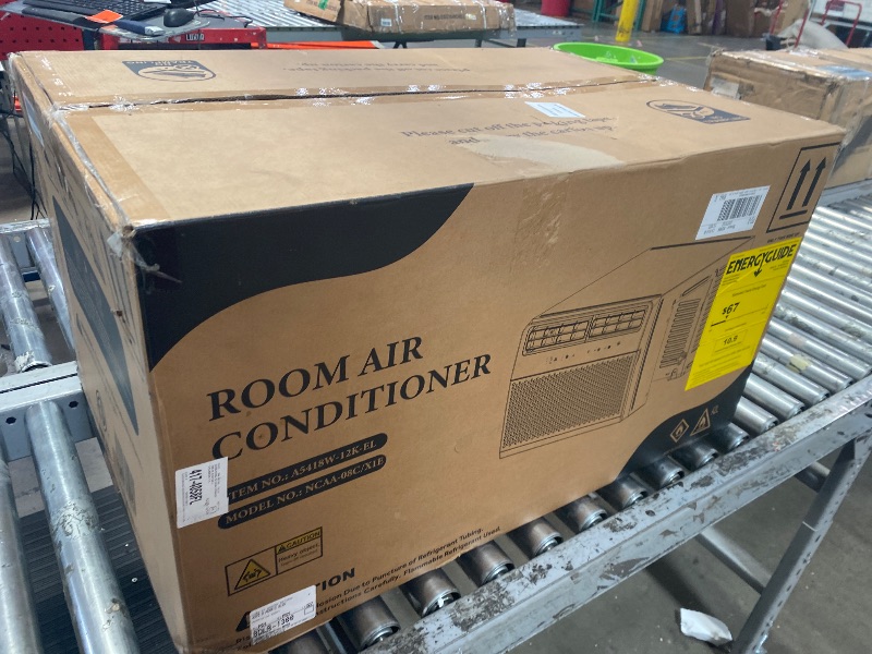 Photo 1 of ***SEE NOTES*** Uthfy 12,000BTU U Shaped Window Air Conditioner, 6-In-1 Window AC Unit With Adjustable Louvers-Cools up to 550 Sq Ft, 24H Timer, 3 Speeds, Ultra Quiet, Energy Efficient, Easy to Install, Remote, White