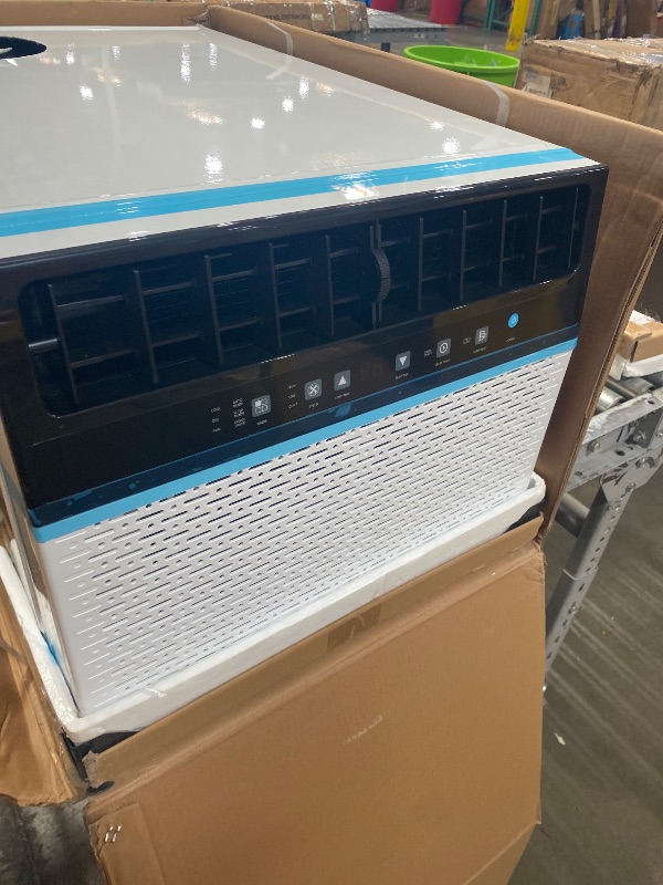Photo 1 of ***SEE NOTES*** Uthfy 12,000BTU U Shaped Window Air Conditioner, 6-In-1 Window AC Unit With Adjustable Louvers-Cools up to 550 Sq Ft, 24H Timer, 3 Speeds, Ultra Quiet, Energy Efficient, Easy to Install, Remote, White