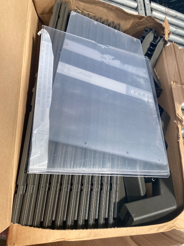 View 6 of ** only 1 box of multiple box set, missing parts ** Lifetime 20 x 8 Ft. Outdoor Storage Shed with Steel Reinforced HDPE Walls, Lockable Doors, Windows, Skylights, Adjustable Shelving, Slip?Resistant Floor, UV?Protected Backyard Shed