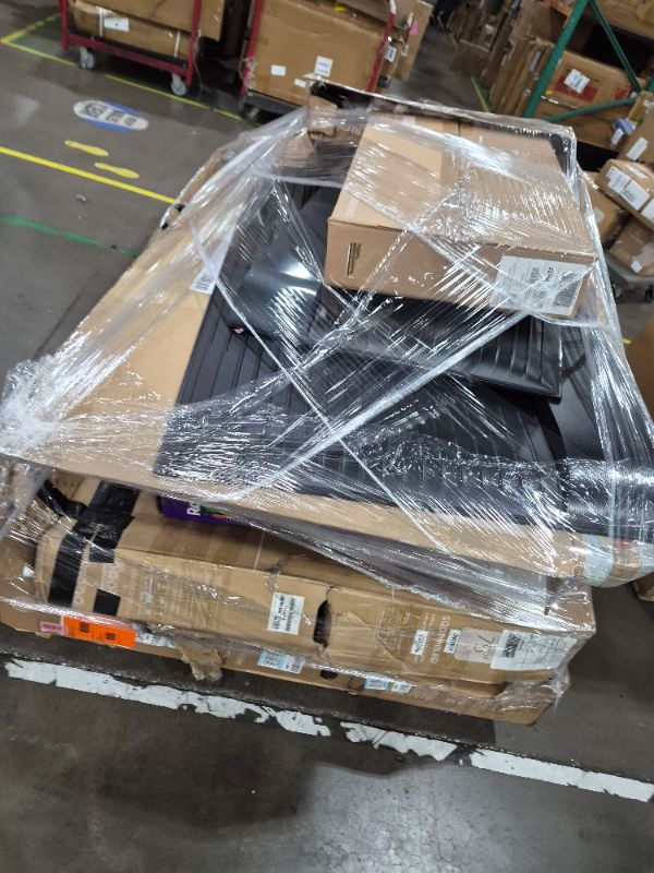 View 3 of 
Box Size: Damaged & Random TVs (Truck/Trailer Pickup Only) | This pallet includes approximately 8–10 mixed televisions, consisting of damaged, untested, and random-condition TVs. These units come directly from return centers and may have cracked screens,