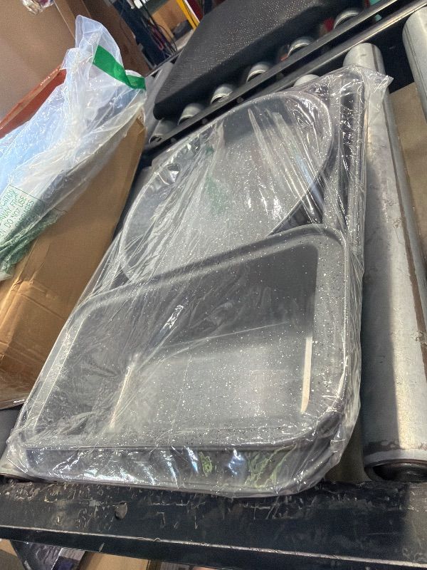 View 2 of 11-Piece Nonstick Baking Pans Set - Professional Grade Carbon Steel Bakeware with Premium Coating- Dishwasher Safe, Stackable, Oven Safe to 450°F (Steel Gray)