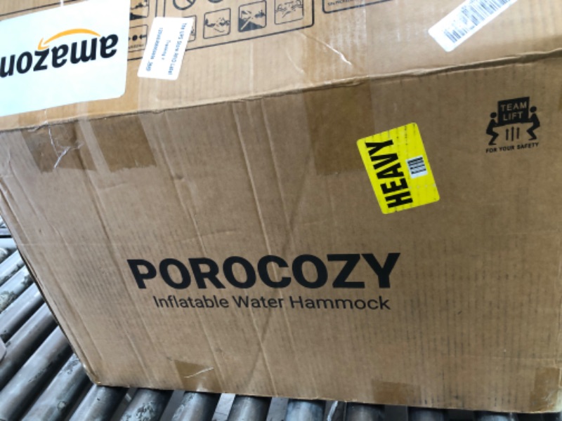 View 4 of (NEW, UN-OPENED)POROCOZY 12FT Inflatable Water Hammock Float