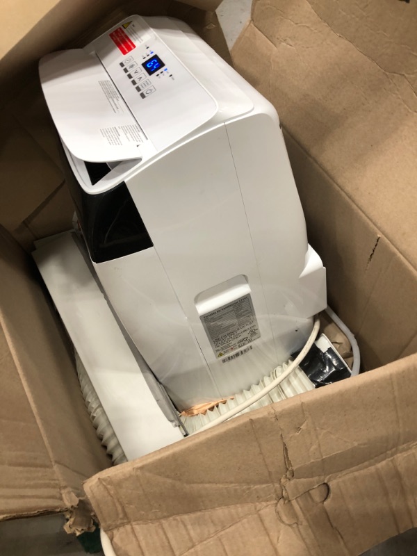 View 2 of *** CHECK COMMENTS**. Garvee 14000 BTU Portable AC with Black Top Cover, Cooling, Dehumidifying & Fan Functions, Perfect for Rooms Up to 750 Sq Ft, Quiet Mode, Energy-Saving Timer, Easy Setup & Year-Round Comfort