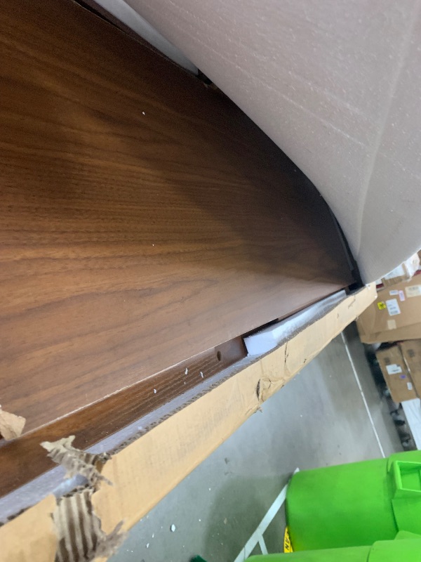 View 5 of **PARTS ONLY** Ieejdn Arched Kitchen Pantry Cabinet, 71" Tall, Walnut
