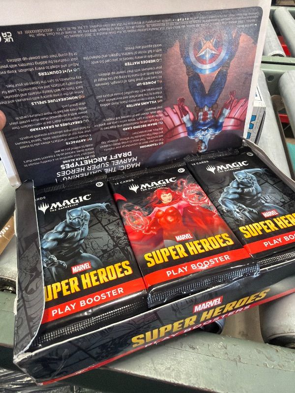 Photo 1 of **FACTORY SEALED**Magic: The Gathering | Marvel Super Heroes Play Booster Box