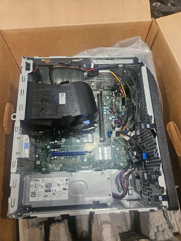 Photo 1 of **MISSING SOME INNER COMPONENTS**Dell OptiPlex 7000 7010 Desktop Computer - Intel Core i5 13th Gen i5-13500 - 8 GB - 256 GB SSD - Tower - Black