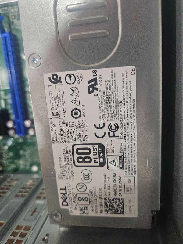 Photo 1 of **MISSING SOME INNER COMPONENTS**Dell OptiPlex 7000 7010 Desktop Computer - Intel Core i5 13th Gen i5-13500 - 8 GB - 256 GB SSD - Tower - Black