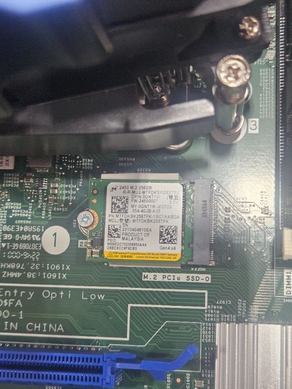 Photo 1 of **MISSING SOME INNER COMPONENTS**Dell OptiPlex 7000 7010 Desktop Computer - Intel Core i5 13th Gen i5-13500 - 8 GB - 256 GB SSD - Tower - Black