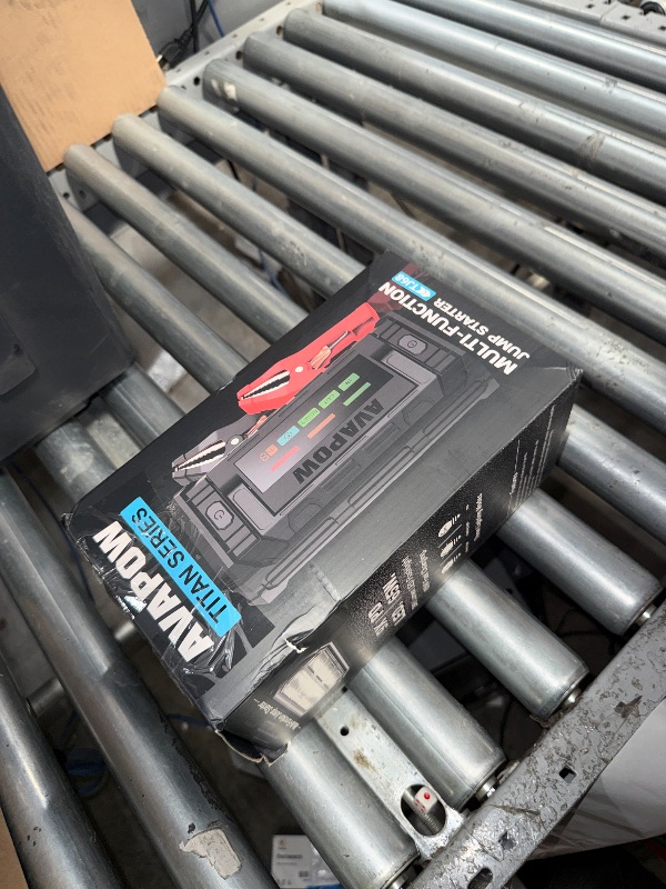 Photo 1 of ****DAMAGED NON FUNCTIONAL, PARTS ONLY **** AVAPOW 6000A Battery Jump Starter Portable
