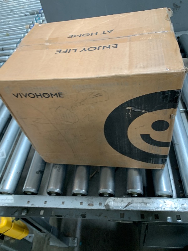 View 2 of **DAMAGED, FOR PARTS ONLY** VIVOHOME Upgraded 4CFM 1/3 HP 1-Stage HVAC Vacuum Pump and 4 Way AC Manifold Gauge Set with Leak Detector, 5ft Hoses & Accessories for R134a R12 R22 R502 R410a Automotive Air Conditioner Maintenance