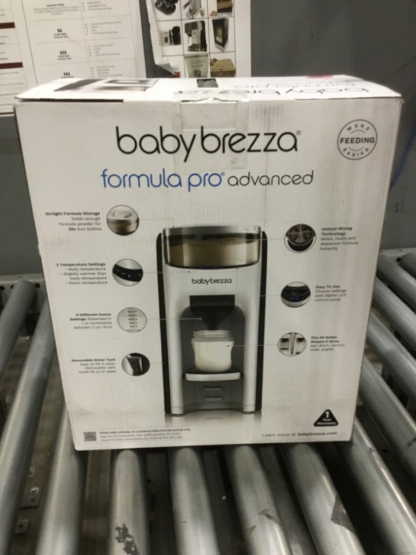 Photo 1 of ***PARTS ONLY***
Baby Brezza New and Improved Formula Pro Advanced Formula Dispenser Machine - Automatically Mix a Warm Formula Bottle Instantly - Easily Make Bottle with Automatic Powder Blending, White