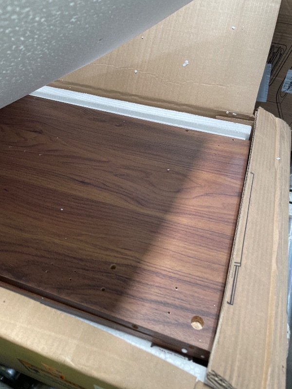 Photo 1 of ****NO CERAMIC SINK INCLUDED *** Modway Render Mid-Century Bathroom Vanity With Sink in Walnut White,24 Inch