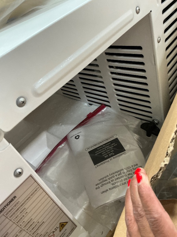 Photo 1 of **Not Cooling** Uthfy 12,000BTU U Shaped Window Air Conditioner, 6-In-1 Window AC Unit With Adjustable Louvers-Cools up to 550 Sq Ft, 24H Timer, 3 Speeds, Ultra Quiet, Energy Efficient, Easy to Install, Remote, White