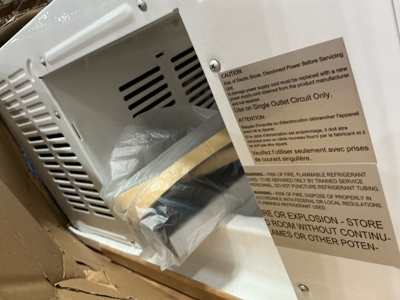 Photo 1 of **Not Cooling** Uthfy 12,000BTU U Shaped Window Air Conditioner, 6-In-1 Window AC Unit With Adjustable Louvers-Cools up to 550 Sq Ft, 24H Timer, 3 Speeds, Ultra Quiet, Energy Efficient, Easy to Install, Remote, White