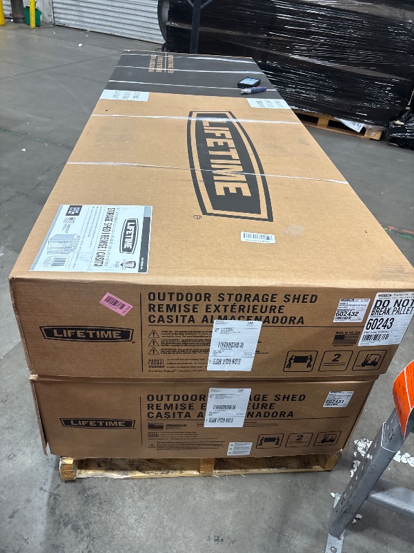 Photo 1 of *** FACTORY SEALED*** Lifetime 10x8 Ft Outdoor Storage Shed