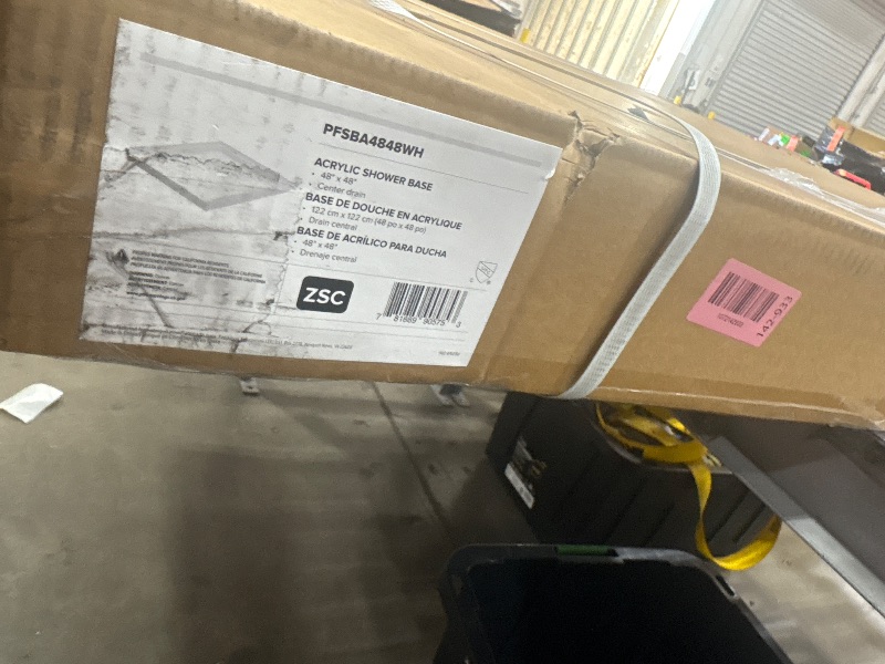 Photo 1 of *** FACTORY SEALED****. PROFLO PFSBA4848 Hammond 48" x 48" Square Shower Base with Single Threshold and Center Drain