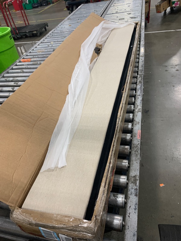 Photo 1 of ****PARTIAL SET, PARTS ONLY **** Brisca Full Upholstered Platform Bed with Trundle - Beige