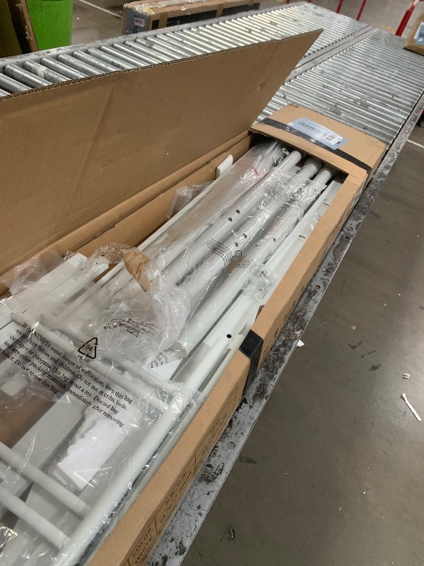 View 2 of    Incomplete item, parts only***
Garvee Twin Daybed, Metal Day Bed with Stylish Headboard, Heavy Duty Steel Slats Platform for Living Room, Under-Bed Storage Space, Bedroom and Guest Room, White