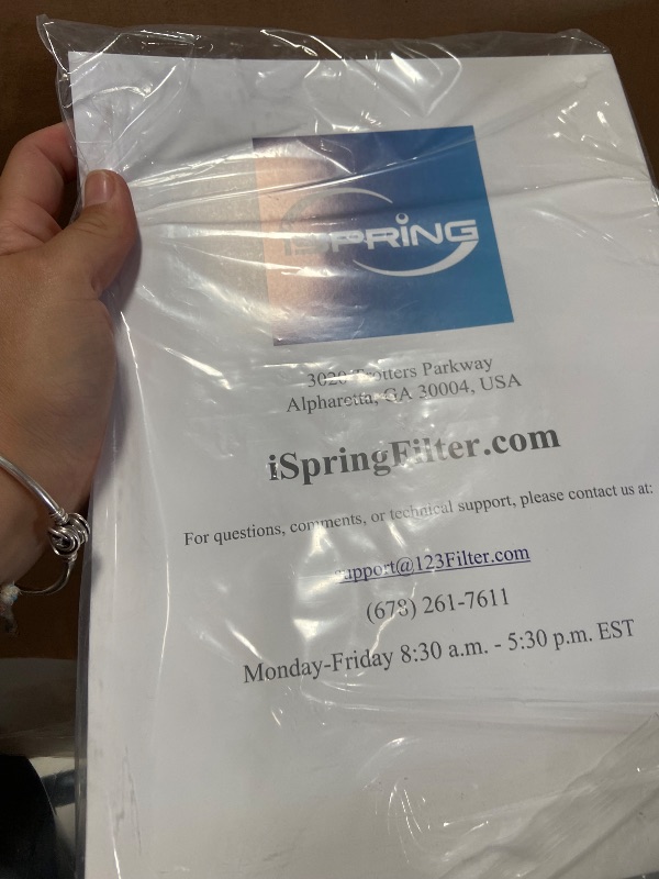 Photo 1 of **PARTIAL SET, MISSING PIECES** iSpring CRO1000 4-Stage Tankless Commercial Reverse Osmosis Water Filtration System, for House, Restaurant, Small Business, and Light Industrial Use,1000 GPD High Flow, Upgraded Size Filters