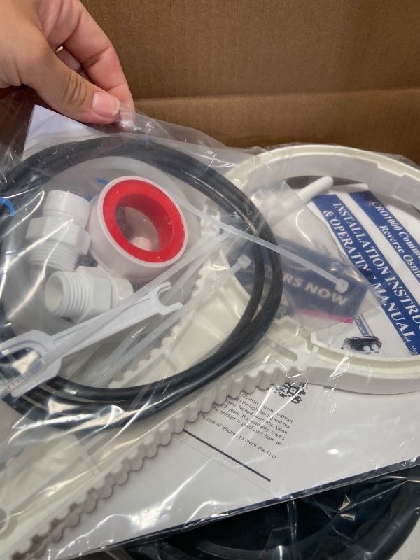 Photo 1 of **PARTIAL SET, MISSING PIECES** iSpring CRO1000 4-Stage Tankless Commercial Reverse Osmosis Water Filtration System, for House, Restaurant, Small Business, and Light Industrial Use,1000 GPD High Flow, Upgraded Size Filters