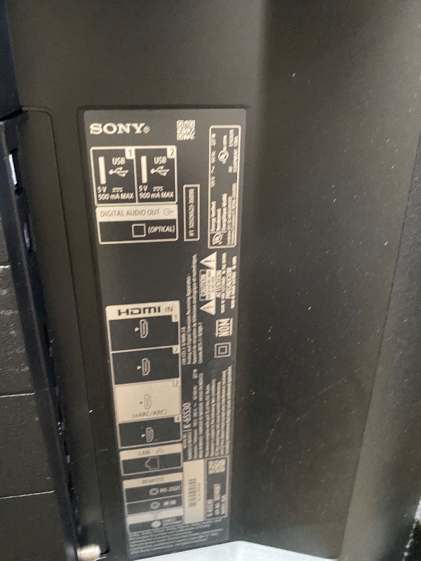 Photo 1 of ***DAMAGED, PARTS*** Sony 65 Inch BRAVIA 3 LED 4K HDR Smart Google TV (K-65S30)