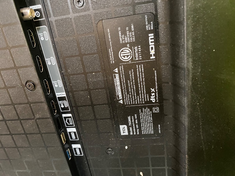 Photo 1 of ***MAJOR DAMAGE, PARTS ONLY*** TCL 75 Inch Class QM8L Series | SQD-Mini-LED QLED Smart TV | 75QM8L, 2026 Model | 144Hz | Ultimate Color Brightness & Contrast | Google AI Bang & Olufsen | Voice Control Gaming Streaming Television