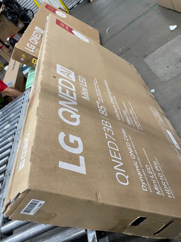 Photo 1 of ***DAMAGED, PARTS ONLY*** LG 85-Inch Class QNED AI QNED75B Series Mini LED 4K Smart TV w/HDR10, AI Super Upscaling 4K, Filmmaker Mode, Wow Orchestra, Compatible with Alexa (85QNED75BUA, 2026)