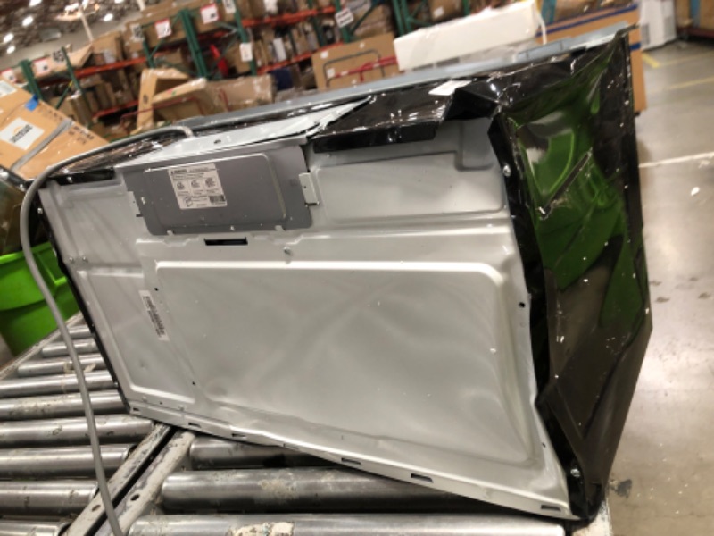 Photo 1 of *HEAVILY DAMAGED* GE 30" Over-the-Range Microwave, 1.6 Cu. Ft., 1000 Watts, 300 CFM Hood Vent, LED Lighting, Auto Defrost, Easy Mount Install, Stainless Steel, JVM3160RFSS
