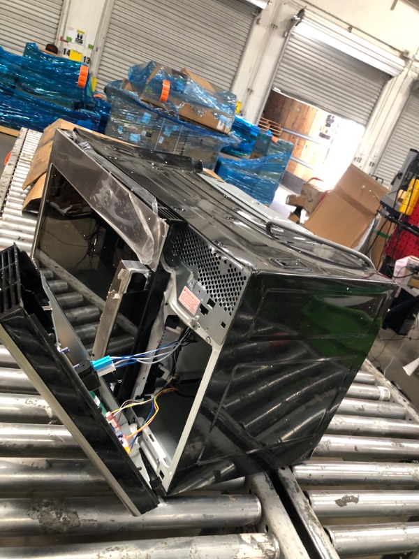 Photo 1 of *HEAVILY DAMAGED* GE 30" Over-the-Range Microwave, 1.6 Cu. Ft., 1000 Watts, 300 CFM Hood Vent, LED Lighting, Auto Defrost, Easy Mount Install, Stainless Steel, JVM3160RFSS