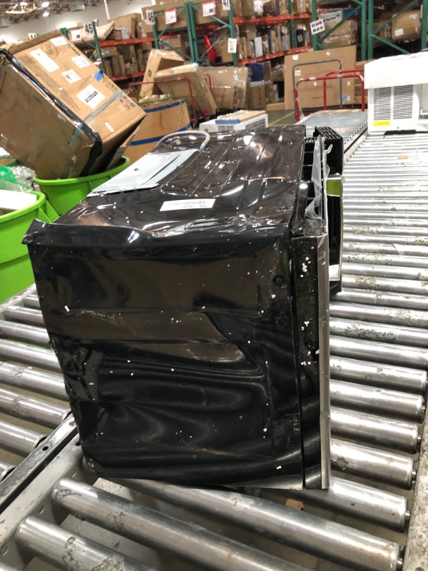 Photo 1 of *HEAVILY DAMAGED* GE 30" Over-the-Range Microwave, 1.6 Cu. Ft., 1000 Watts, 300 CFM Hood Vent, LED Lighting, Auto Defrost, Easy Mount Install, Stainless Steel, JVM3160RFSS