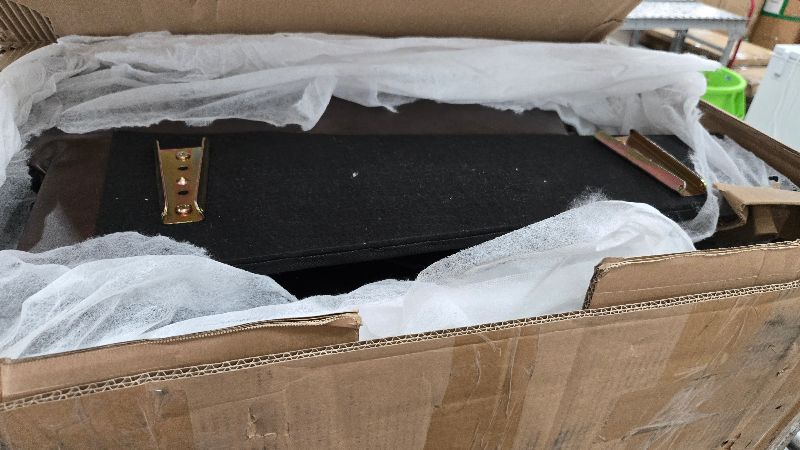 Photo 1 of **ONLY BOX B*** PARTS FOR Spruce & Spring Calder Brown Faux Leather Dual Motor Power Wall Hugger Recliner