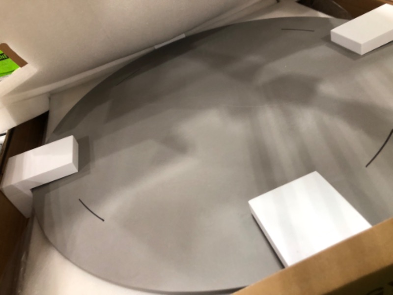 Photo 1 of (table only)Wisfor Sintered Stone Dining Table - 31.5" Round Grey