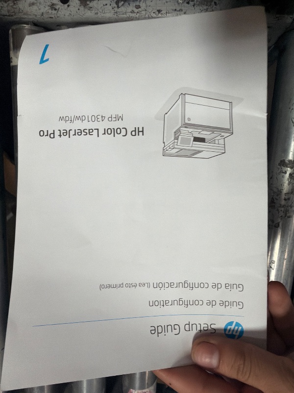 Photo 1 of ***MISSING PARTS***UNABLE TO TEST***HP Color LaserJet Pro MFP 4301fdw Wireless All-in-One Printer