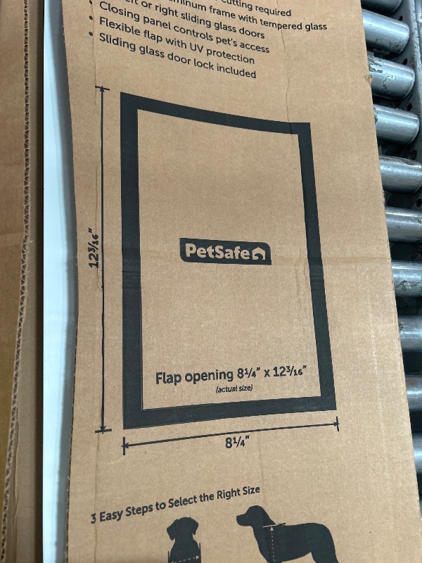 View 4 of **MISSING HARDWARE** PetSafe Sliding Glass Pet Door - White 81/2x123/16"