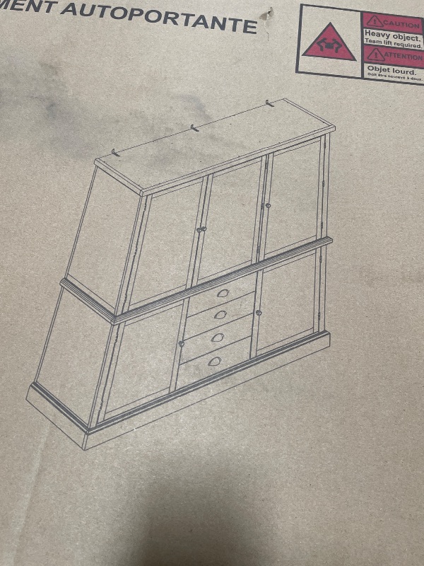 Photo 1 of ***INCOMPLETE** Freestanding storage cabinet