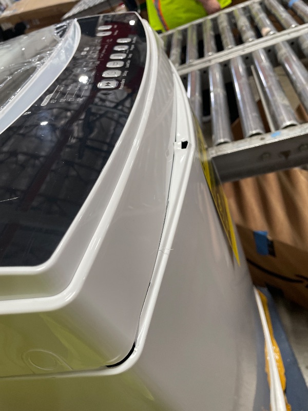 Photo 1 of **PARTS ONLY** BLACK+DECKER 3.0 Cu. Ft. Portable Washer, 26.5 lb. Capacity Washing Machine, 6 Cycles, Quick Connect Sink Adapter and Drain Hose Included, Transparent Lid & LED Display, BPW30MW, White