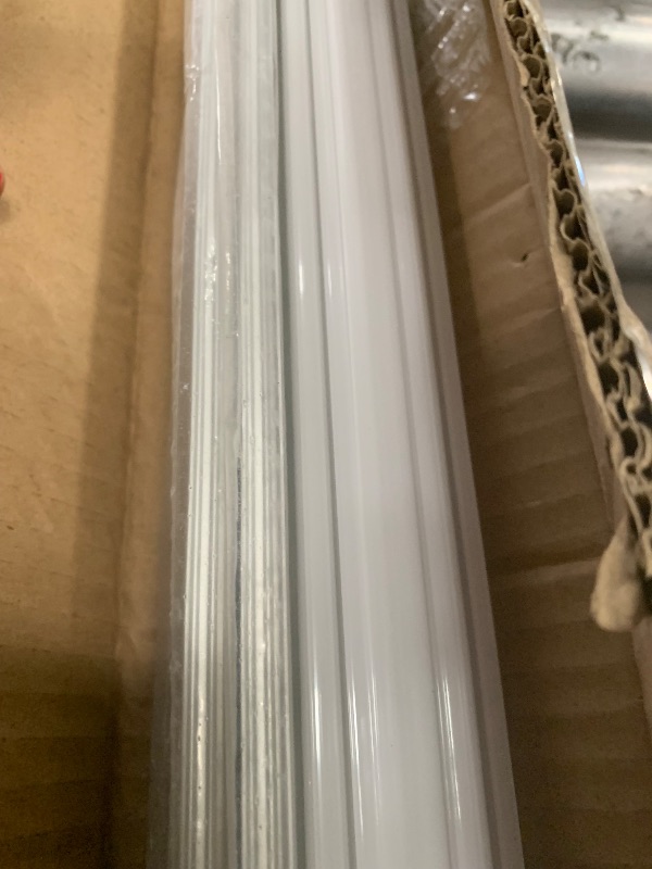 Photo 1 of 10-Pack 6.6ft/2Meter Silver Recessed LED Aluminum Channel for LED Strip Lights Diffuser Channel with Milky Cover End Caps and Mounting Clips, Flush Mounted LED Track for Ceiling Under Cabinet Closet.