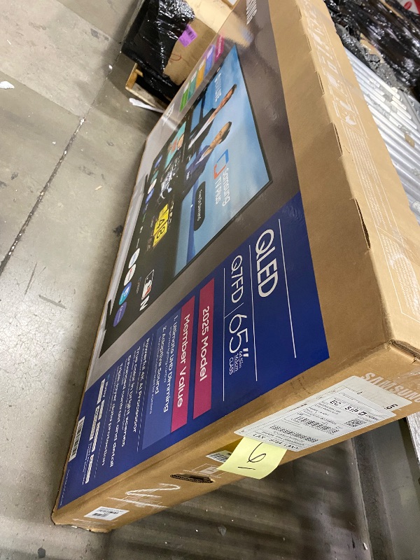 Photo 1 of **DAMAGED, PARTS ONLY** Samsung 65-Inch Class Crystal UHD 4K DU7200 Series HDR Smart TV w/Object Tracking Sound Lite, PurColor, Motion Xcelerator, Mega Contrast, Q-Symphony (UN65DU7200, 2024 Model)