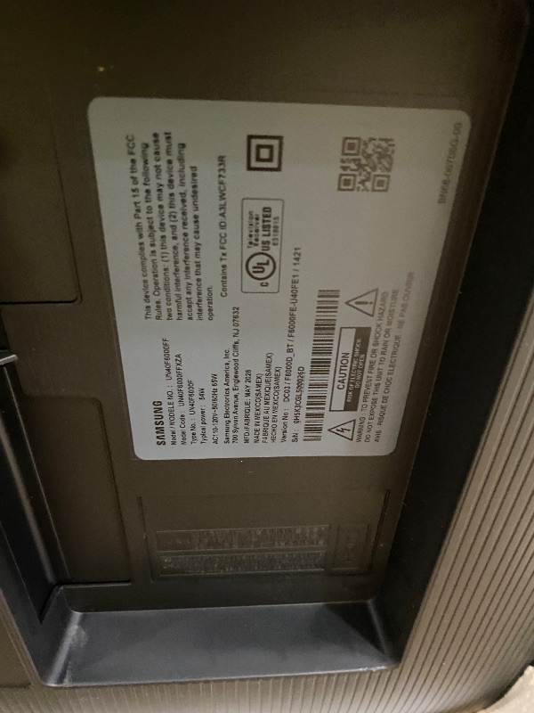 Photo 1 of **DAMAGED, PARTS ONLY ** SAMSUNG 40-Inch Class Full HD F6000 Smart TV (2025 Model) HDR